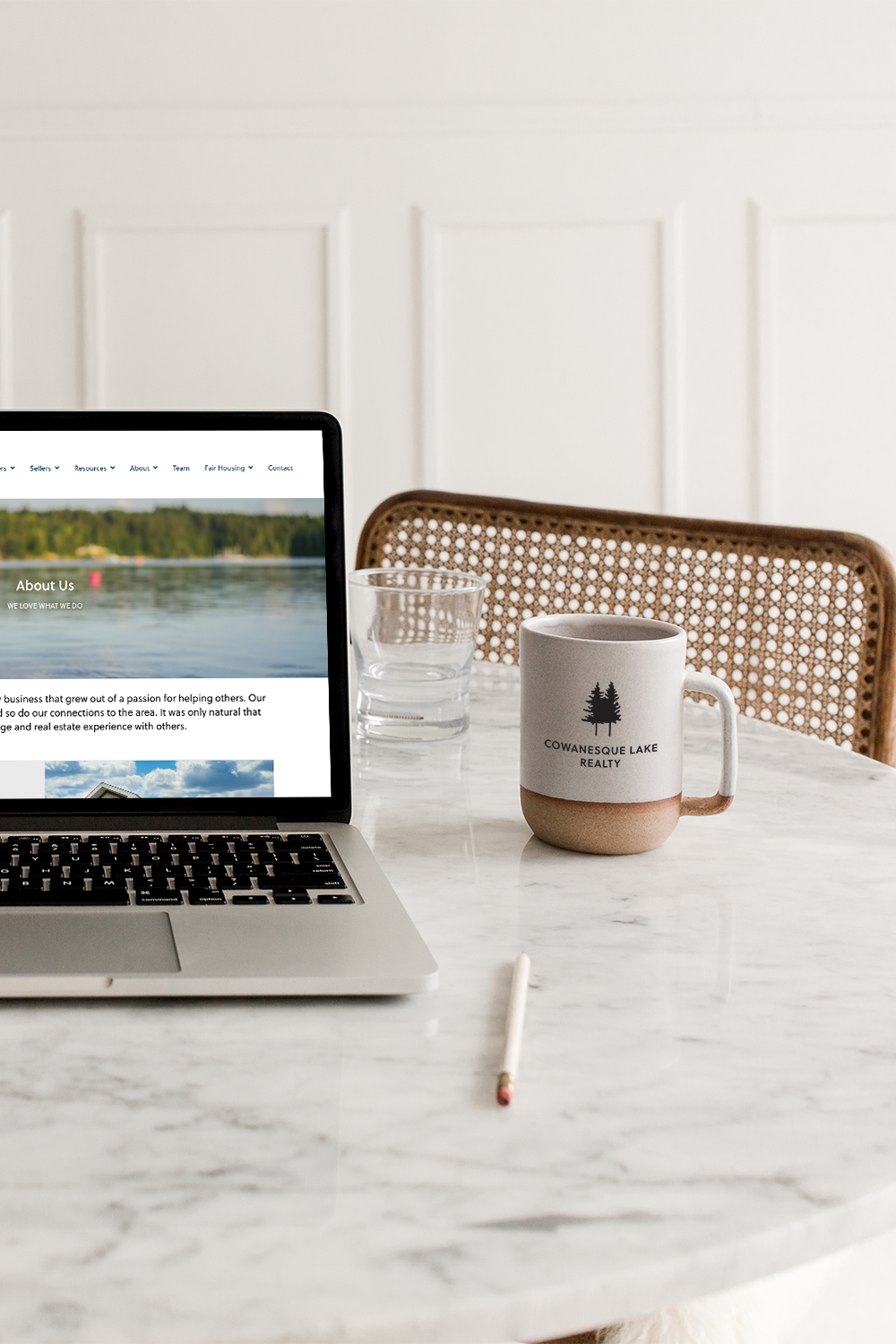 Branding for Cowanesque Lake Realty Corrine Crooker Design
